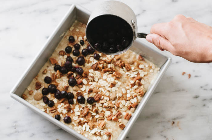 Blueberry Banana Breakfast Cake