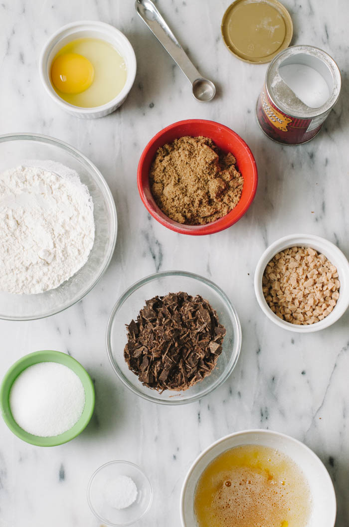 Brown Butter Chocolate Chip Toffee Cookies