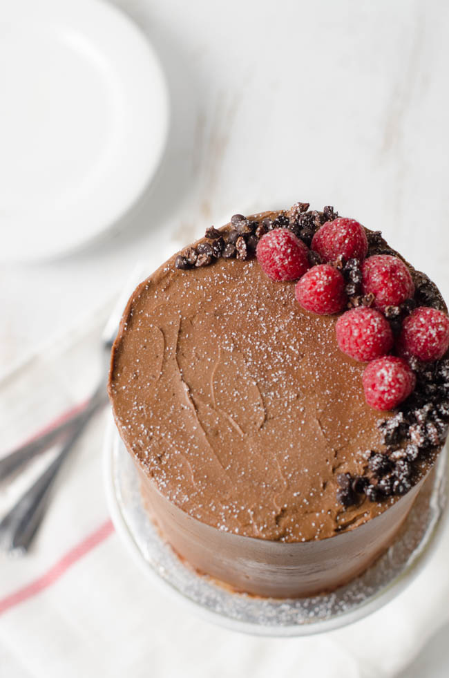 Chocolate Raspberry Layer Cake Recipe
