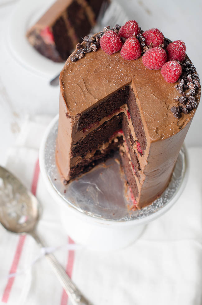 Chocolate Raspberry Cake