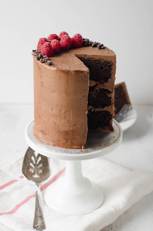 Chocolate Raspberry Cake