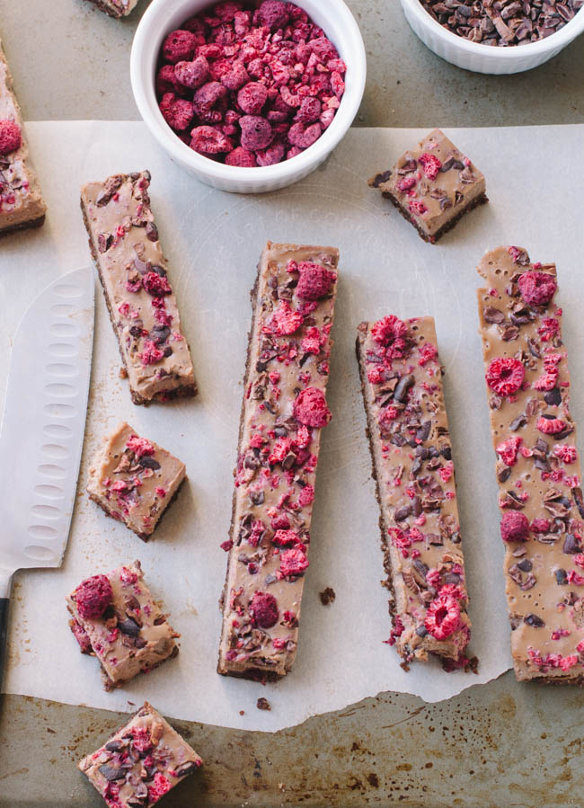 Chocolate Raspberry Cheesecake Bites