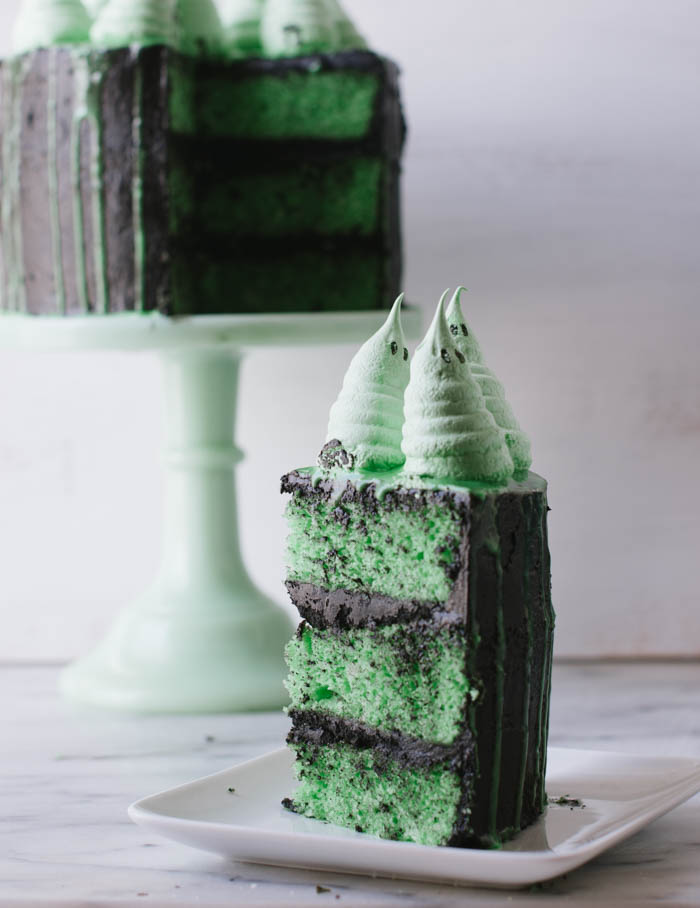 Green Ghoul Cake