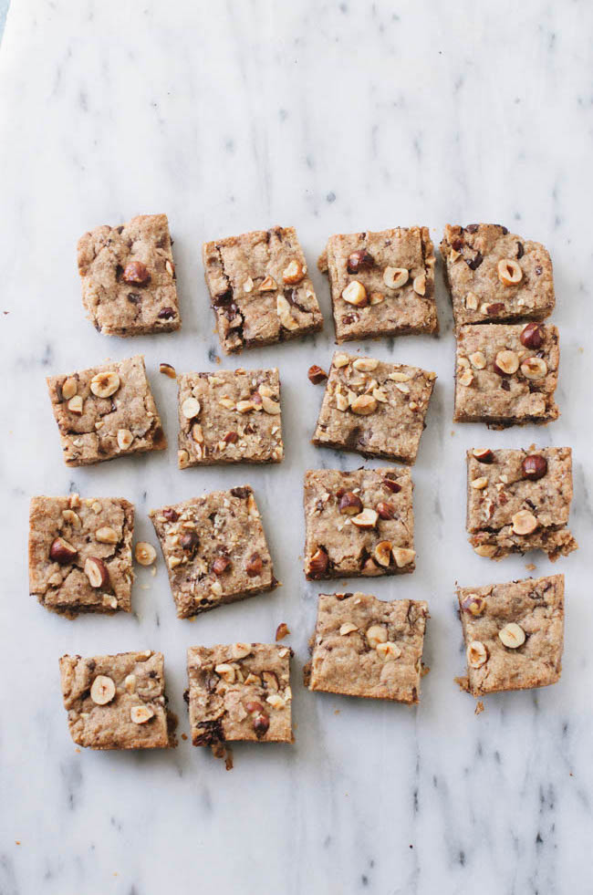 Hazelnut Blondies