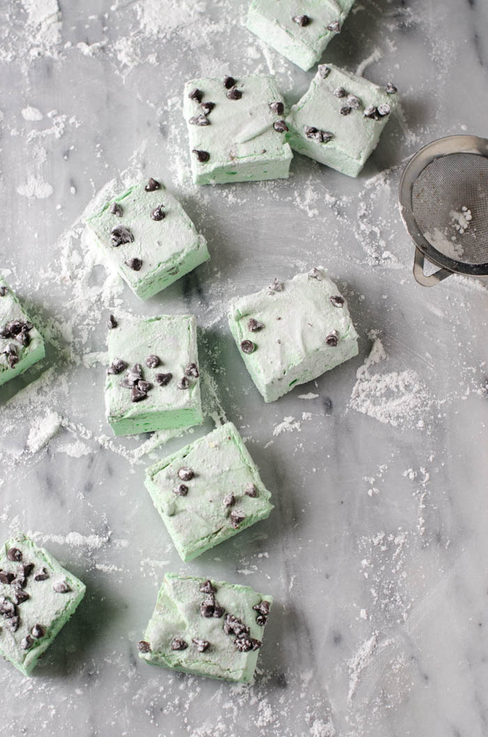 Mint Chocolate Chip Marshmallows