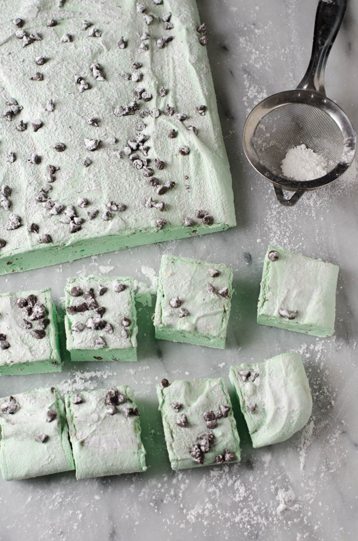 Mint Chocolate Chip Marshmallows