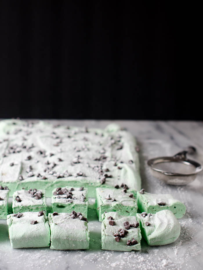 Mint Chocolate Chip Marshmallows