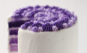 Purple Ombre Layer Cake - The Cake Merchant