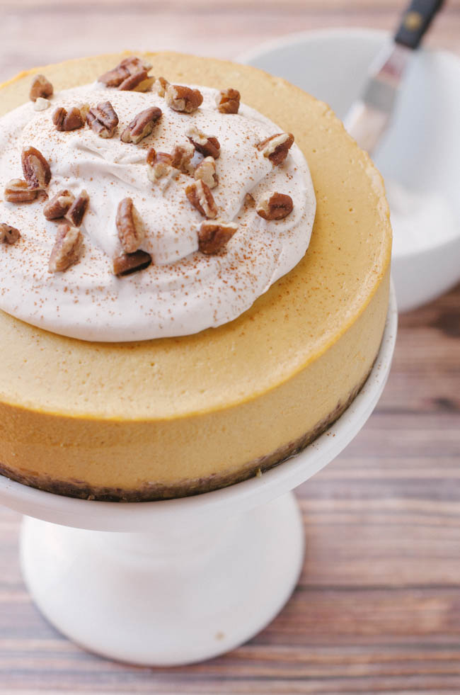 Raw Pumpkin Cheesecake