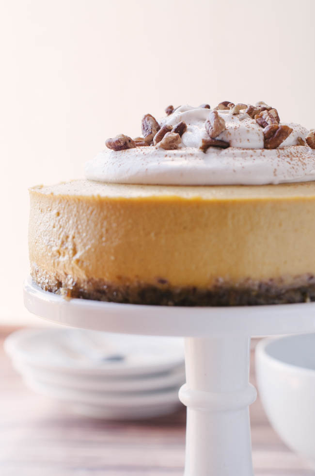 Raw Pumpkin Cheesecake