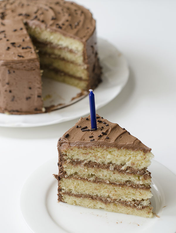 Yellow Sheet Cake with Chocolate Frosting - Sally's Baking Addiction