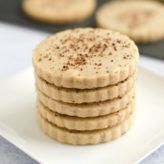 Brown Sugar Cinnamon Shortbread Cookies